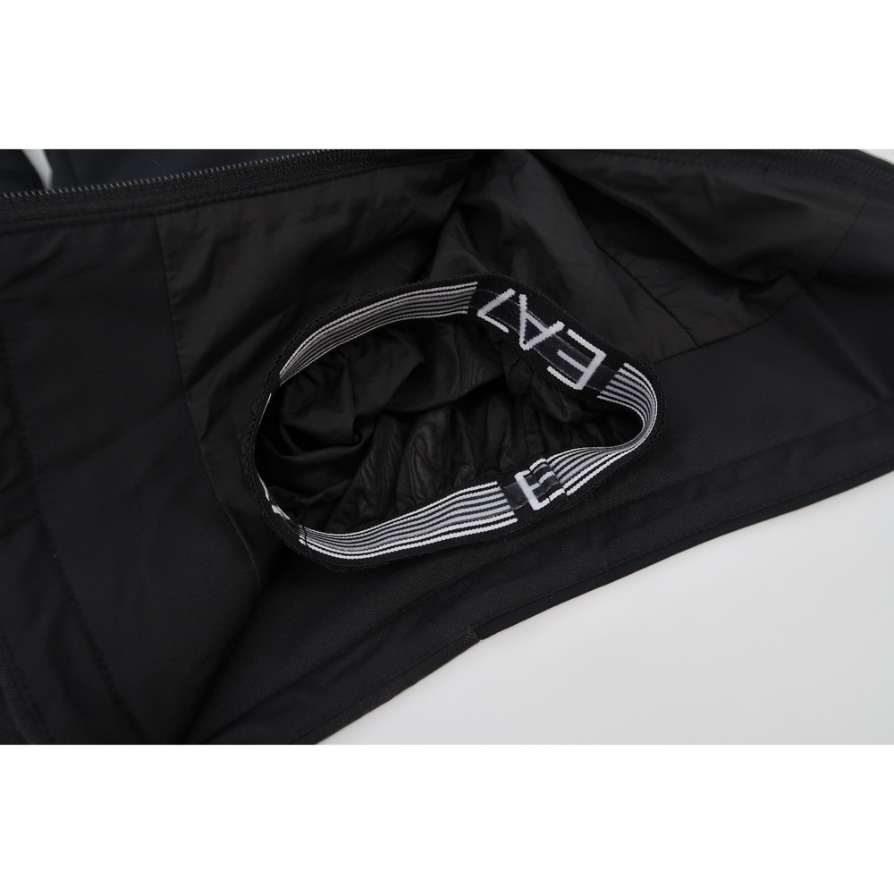 Emporio Armani EA7‎ Mens Large Black Technical Ski Snow Pants Trousers Straight - Picture 10 of 15
